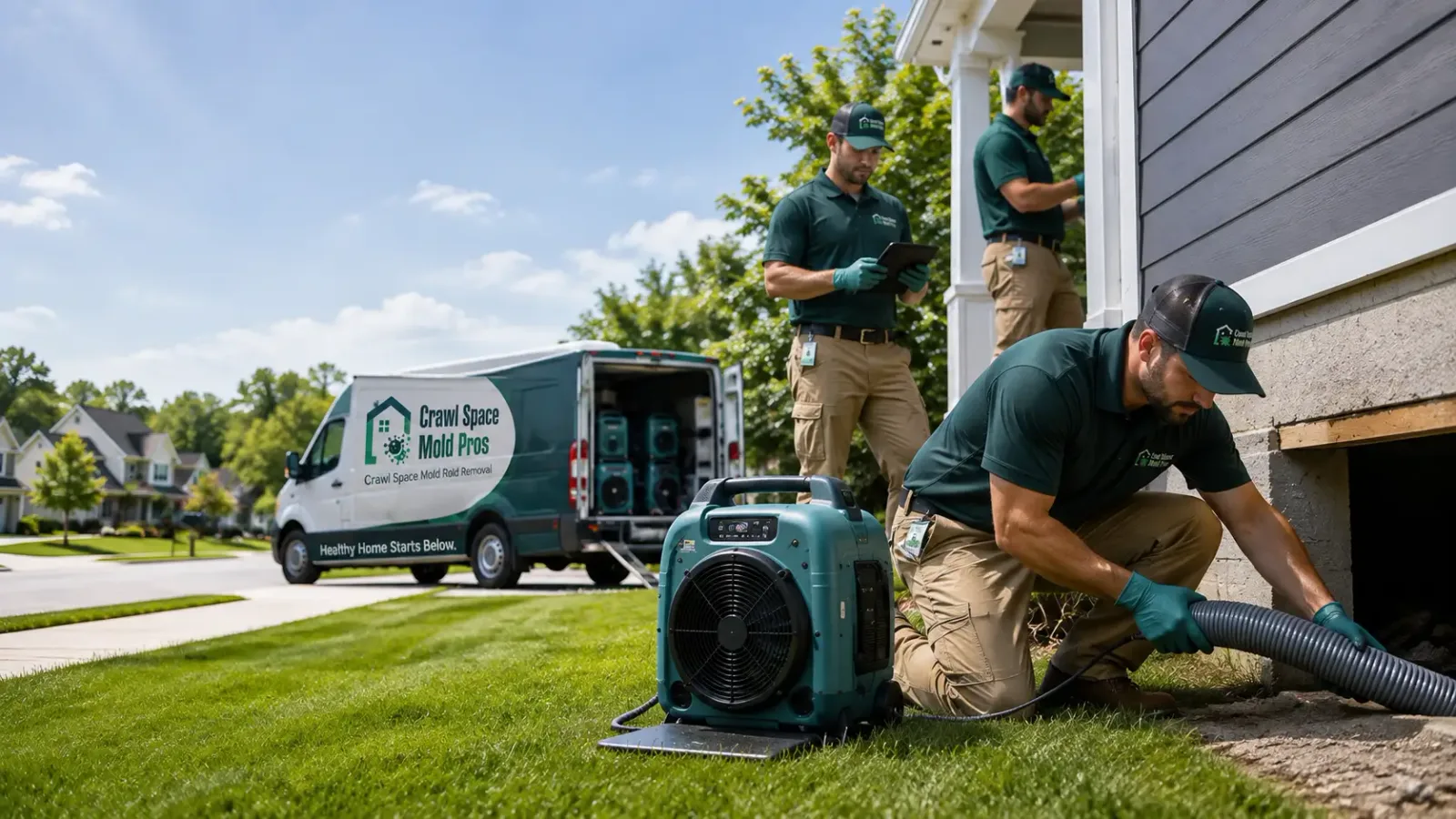 Crawl Space Mold Removal in Ossian, IA